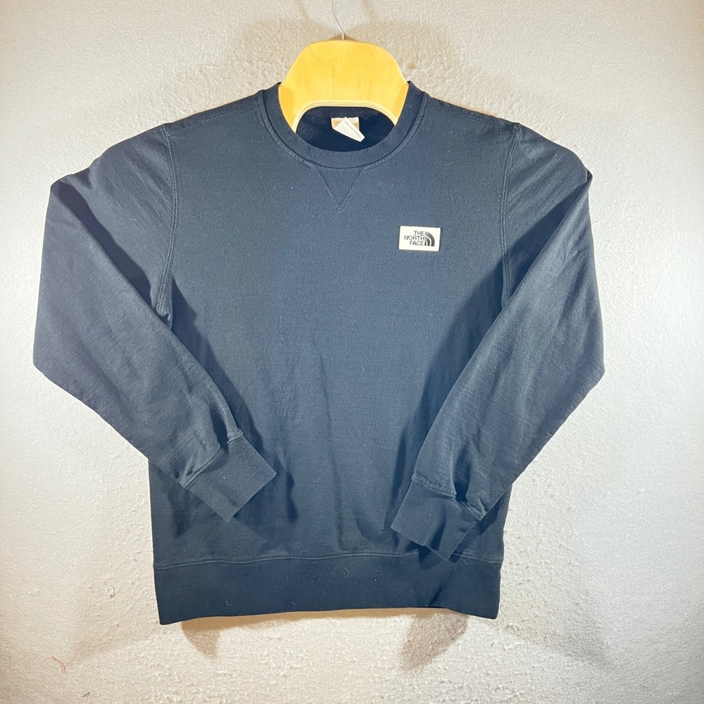 1223 | The North Face Crewneck Fleece Pullover Sweatshirt Gorpcore Black Mens S